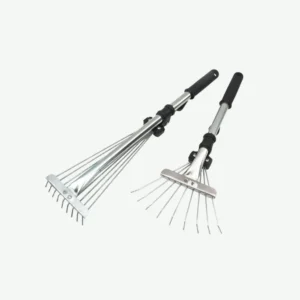 Grabie do liści metalowe krótkie 30 cm