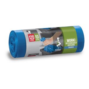 Worki do segregacji odpadów papier 120 l 10 szt. Anna Zaradna