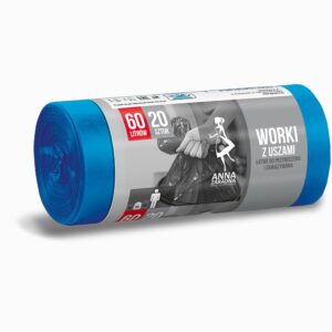 Worki na śmieci z uszami 60 l 20 szt. Anna Zaradna