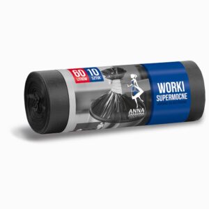 Worki na śmieci supermocne 60 l 10 szt. Anna Zaradna