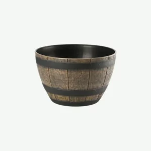 Donica Barrel 40 cm ciemny brąz Verdenia