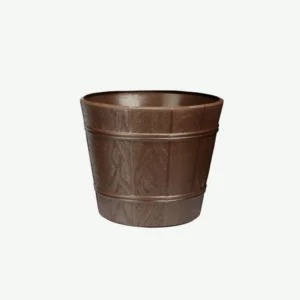 Doniczka drewnopodobna 42 cm brąz Verdenia