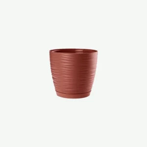 Doniczka Sahara Petit okrągła 11 cm marsala