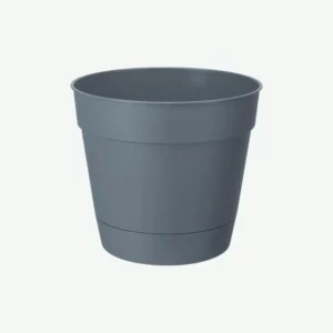 Doniczka Toledo z podstawką 31 cm szary Verdenia